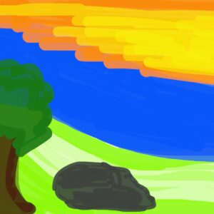 Tree & a stone