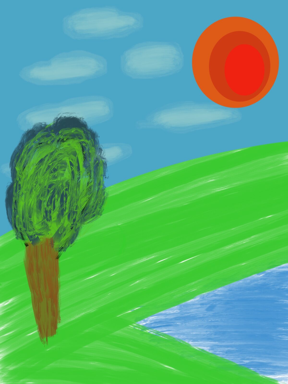 Walk by the pond