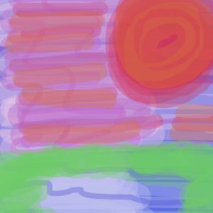 Day under the red sun
