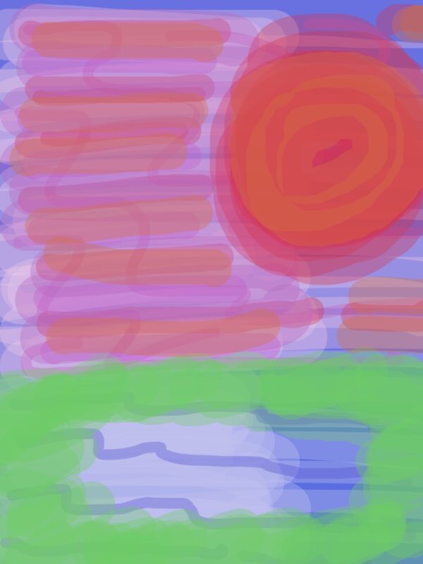 Day under the red sun