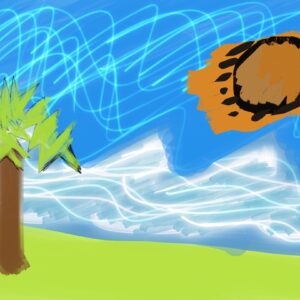 Scratches of light
