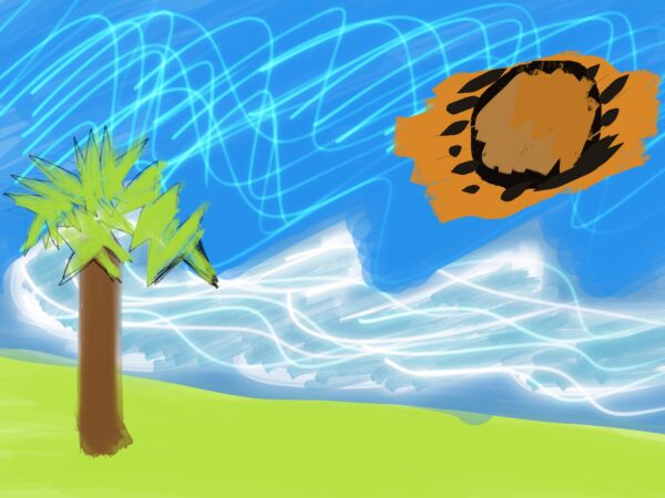 Scratches of light