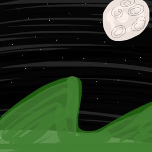 Night under the sky