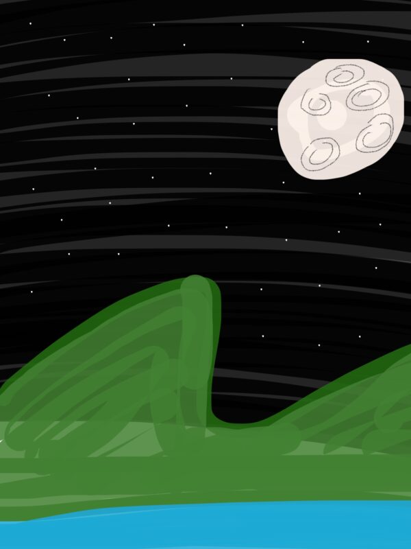Night under the sky