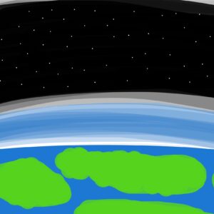 Outer space abstract