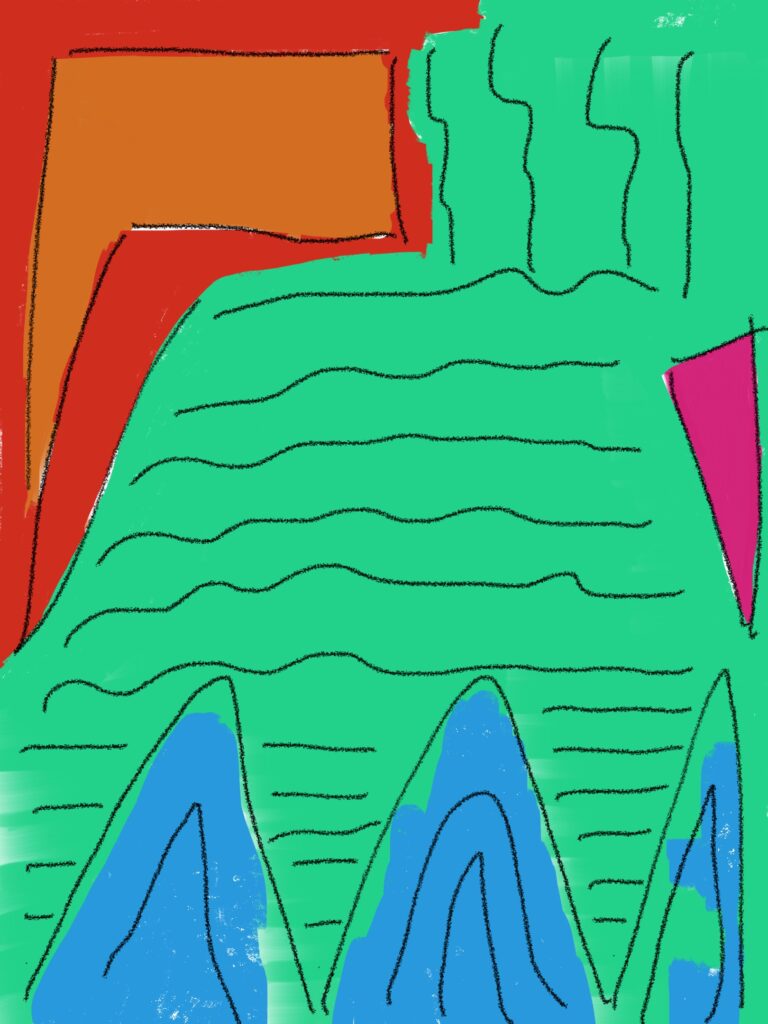 Hills and the river