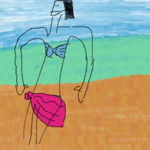 Woman in a bikini