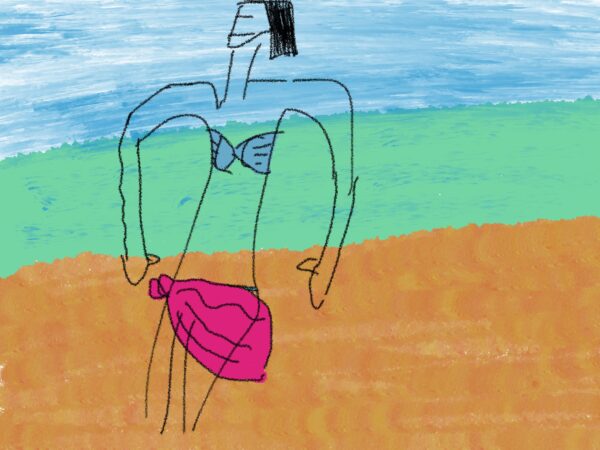 Woman in a bikini