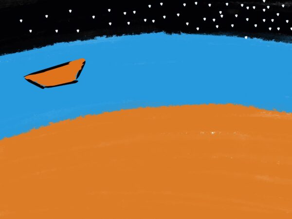 River Under Moonlight