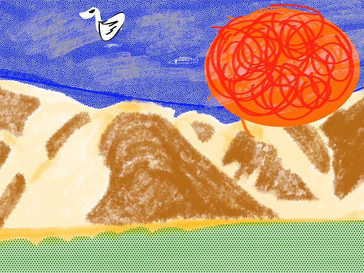 orange sun