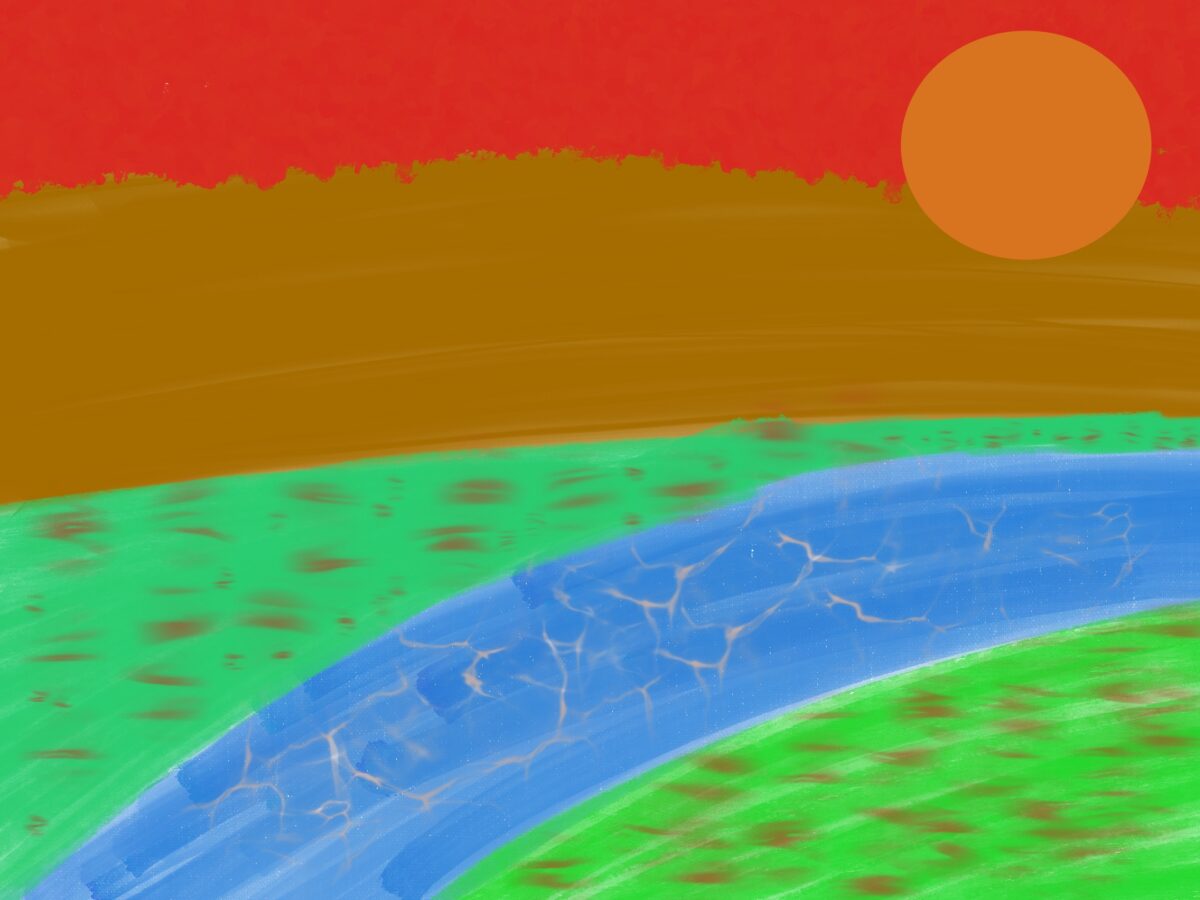 Red sky rosses bed