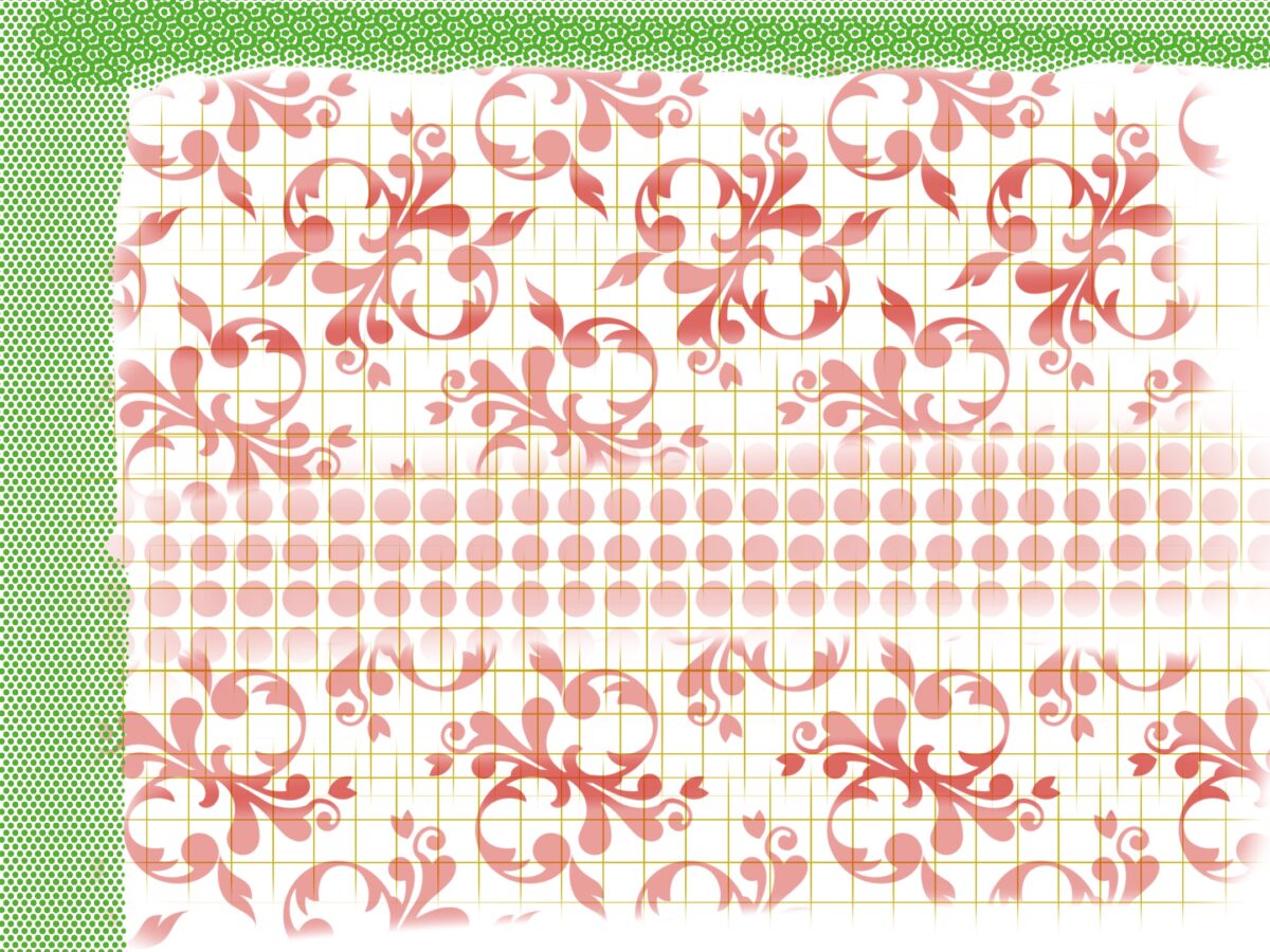 Abstract floral patterns