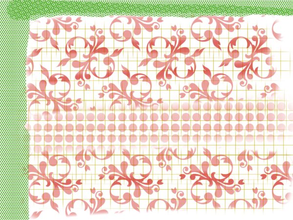 Abstract floral patterns