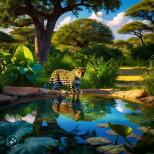 Pond in jungle