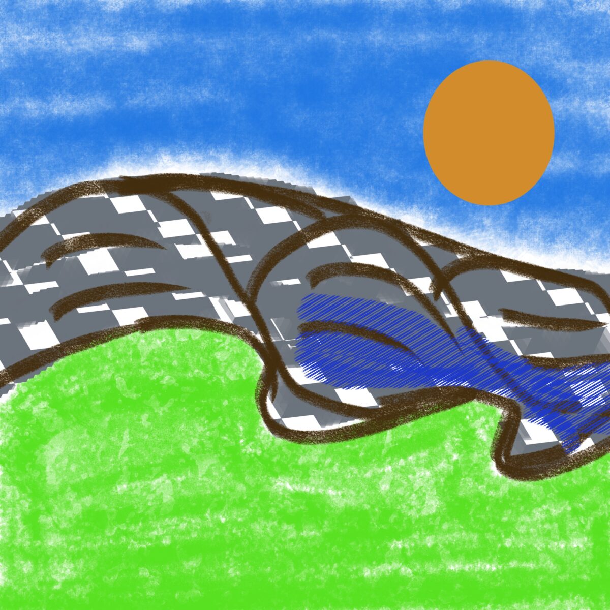 River flowing