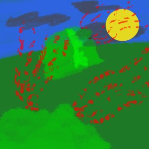 Vivid garden