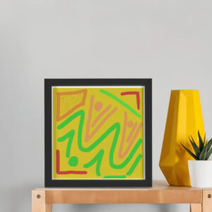 Folk patterns - Framed Poster