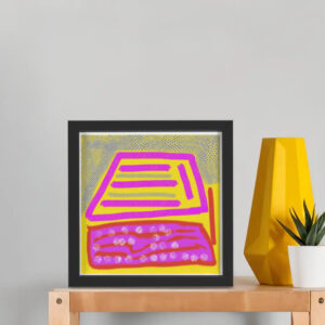 Abstract pattern - Framed Poster