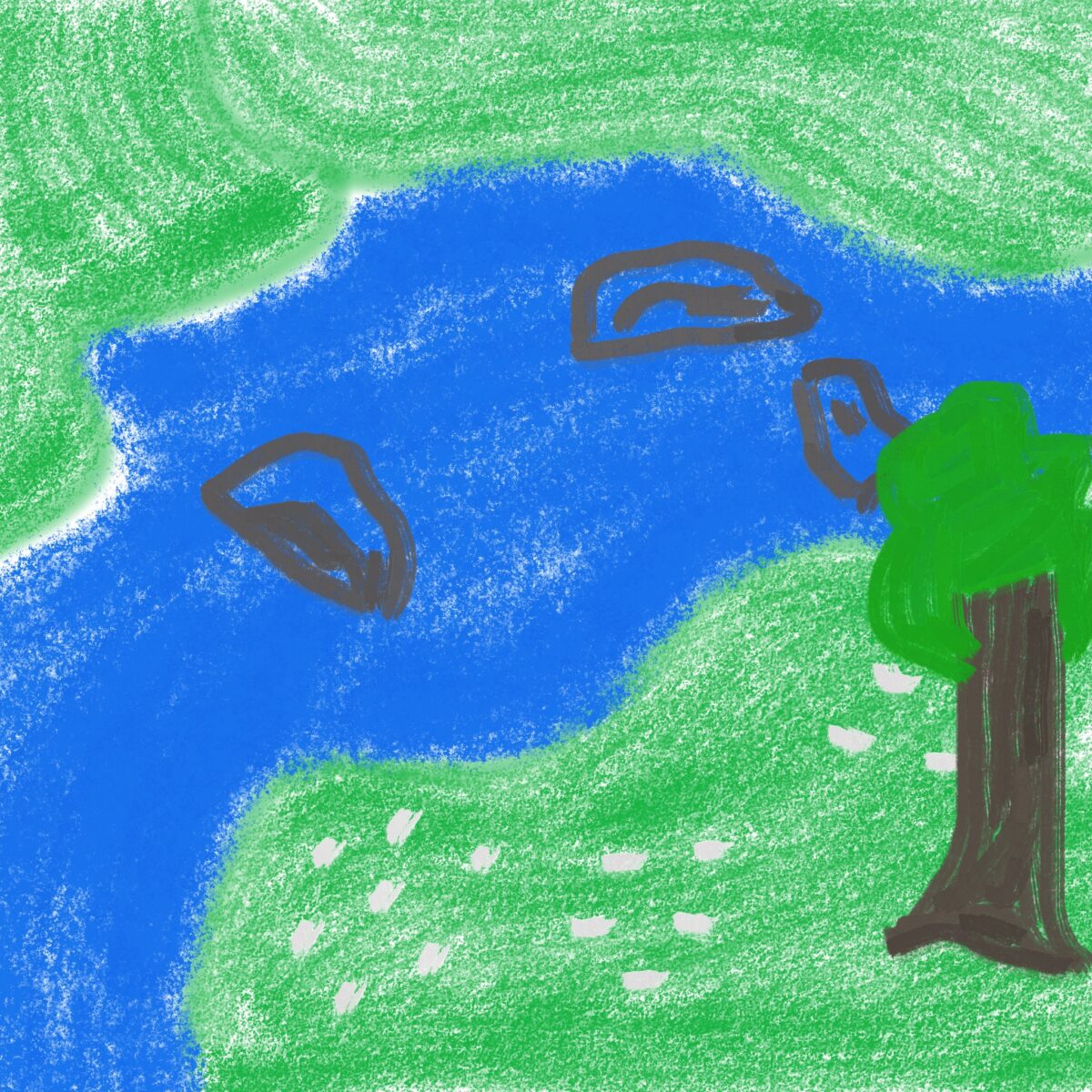 River Flowing