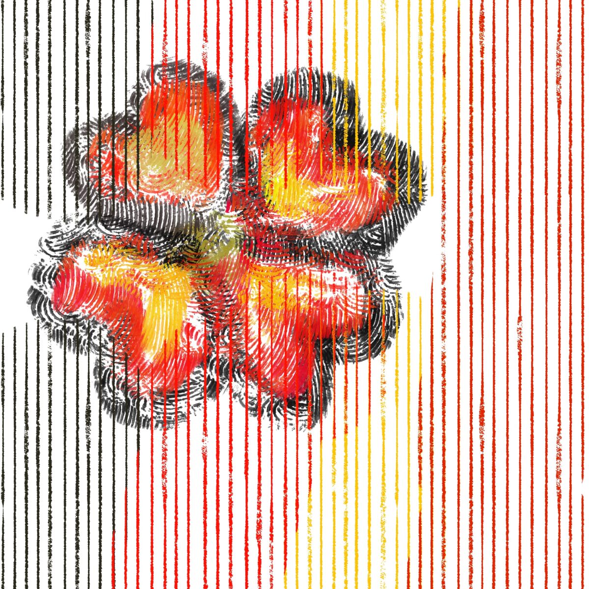 Flower is red