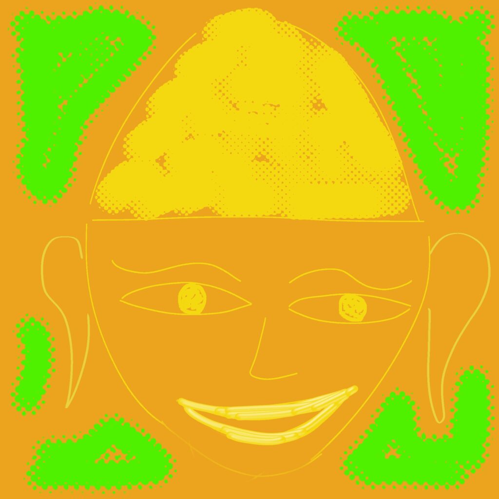 Budha smiles