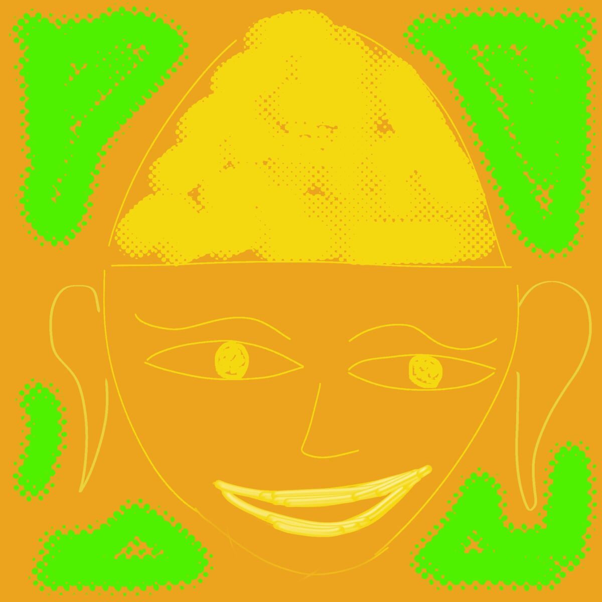 Budha smiles